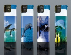 ELECTRONIC LIGHTER XXL - DOLPHINS