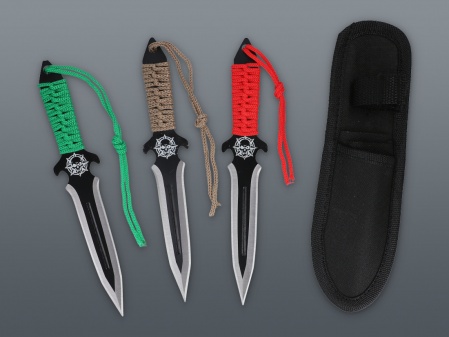 THROWING KNIVES 3 COLORS