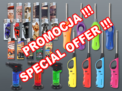 PROMOTION FOR ELECTRONIC LIGHTERS AND BBQ LIGHTERS