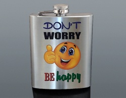 HIP-FLASK - DONT WORRY