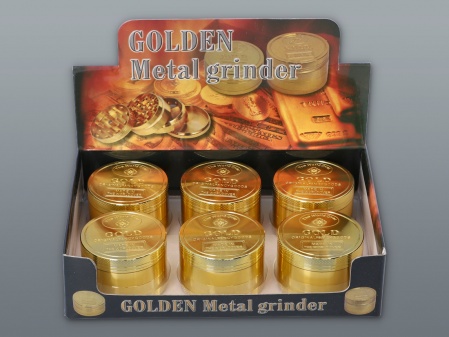TOBACCO GRINDER - GOLD