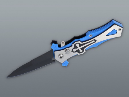 KNIFE CROSS, BLUE - SMALL