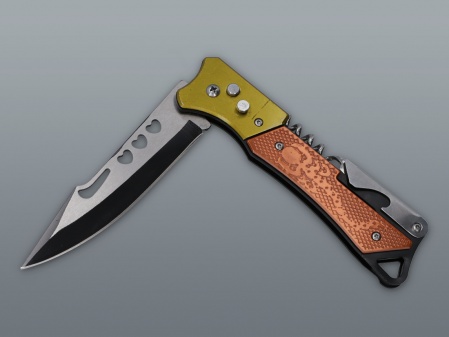 SPRING KNIFE WITH OPENER