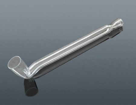 GLASS CIGARETTE HOLDER  CURVED (50 pipes)