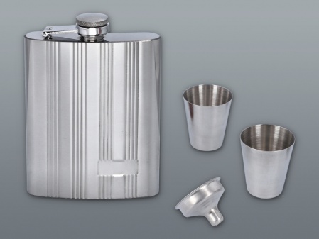 HIP-FLASK IN GIFT SET - BOX