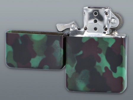 WINDPROOF OIL LIGHTER CAMOUFLAGE