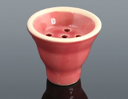CERAMIC HOOKAH BOWL-RED-SMALL SIZE