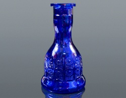 HOOKAH GLASS VASE-BLUE-BIG SIZE