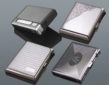 CIGARETTE CASES WITH LIGHTER