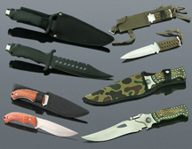 HUNTING KNIFES AND MACHETES